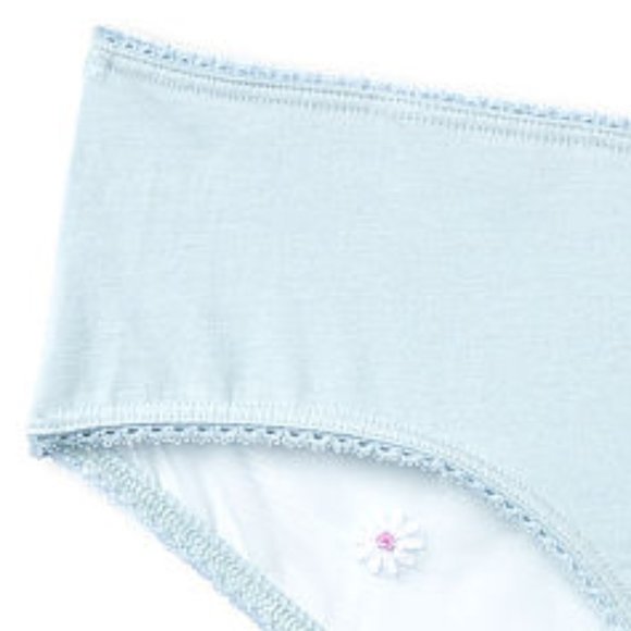 VS XS Daisy Embroidered Hiphugger NWT Blue with Adorable Daisies - Picture 7 of 15